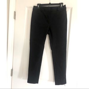 Loft High Waist Skinny Pants, Black, Size 4 petite